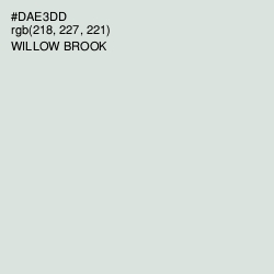 #DAE3DD - Willow Brook Color Image